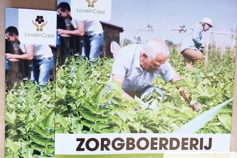 Brochure voor Zorgboerderij LoveInCare