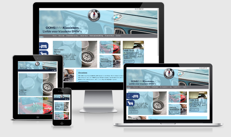 Nieuwe website Ooms BMW klassiekers