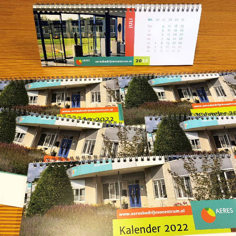 Bureau kalender Aeres 2022