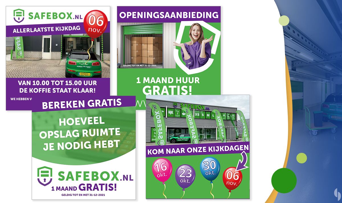 Opening safebox miniopslag