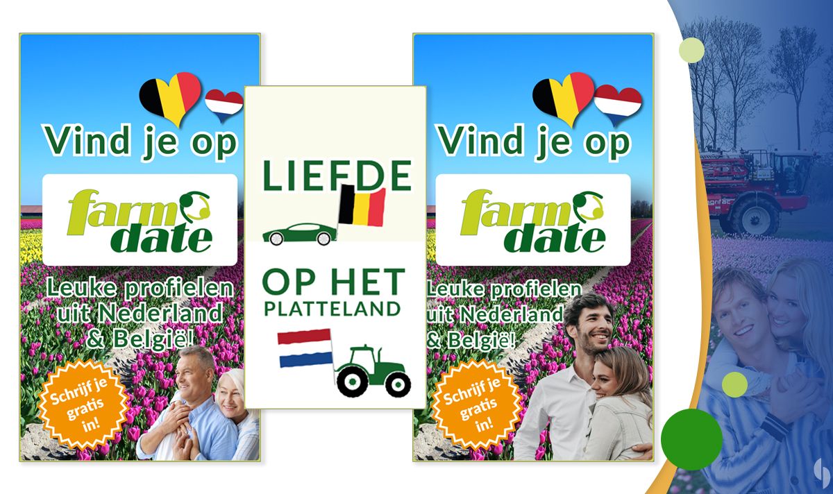 Liefde op het platteland in Nederland en Belgie voor Farm date