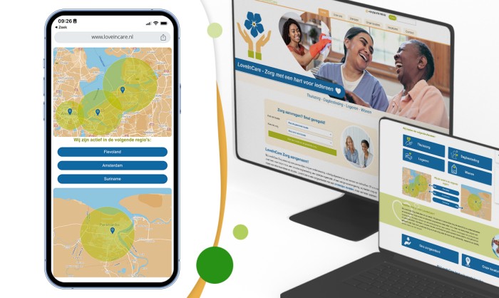 Website voor LoveInCare Zorg