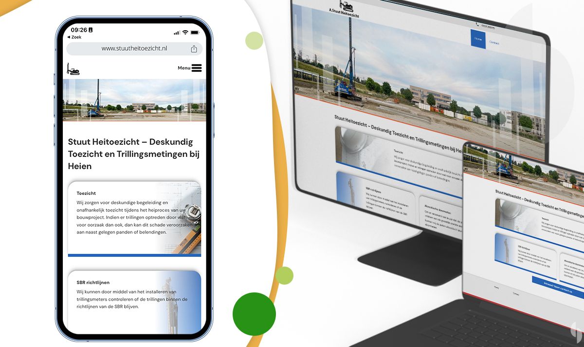 Website voor Stuut Heitoezicht