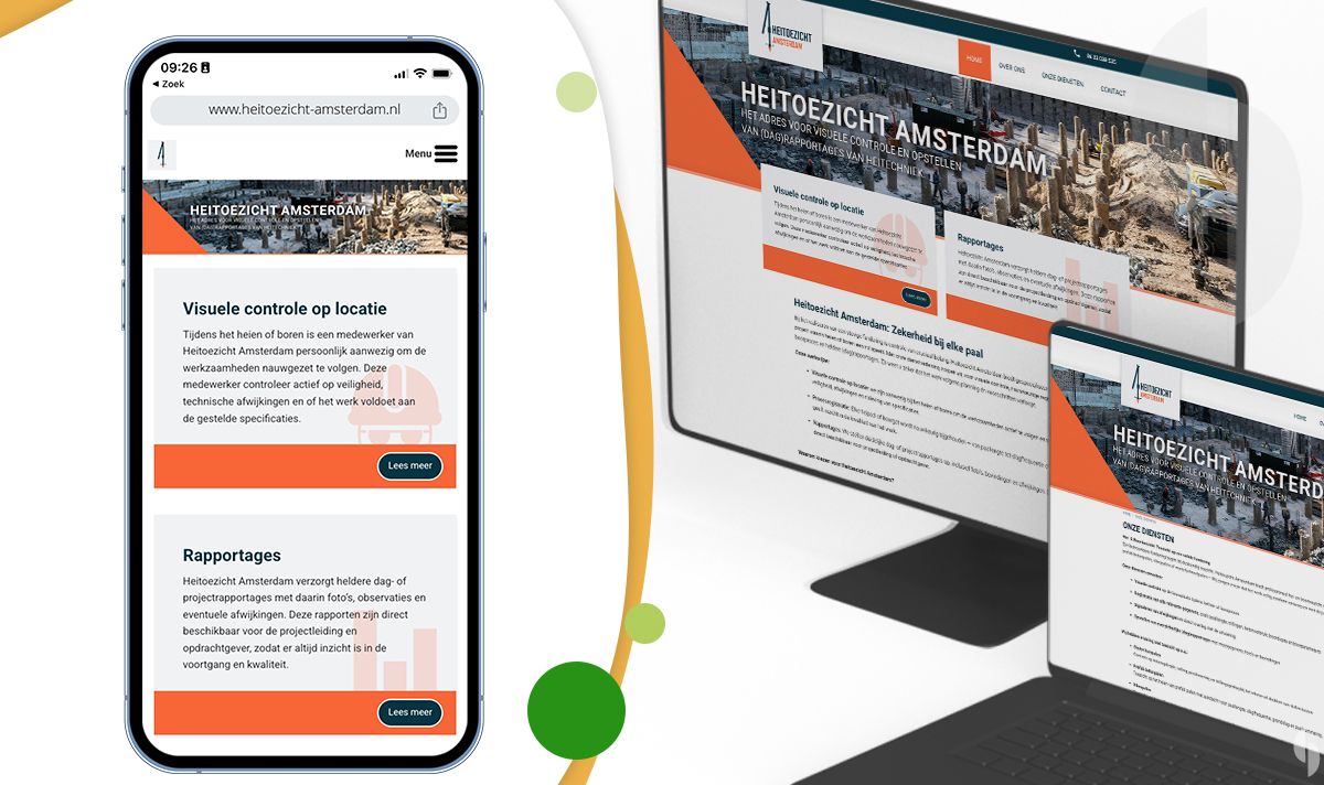 Website voor Heitoezicht Amsterdam
