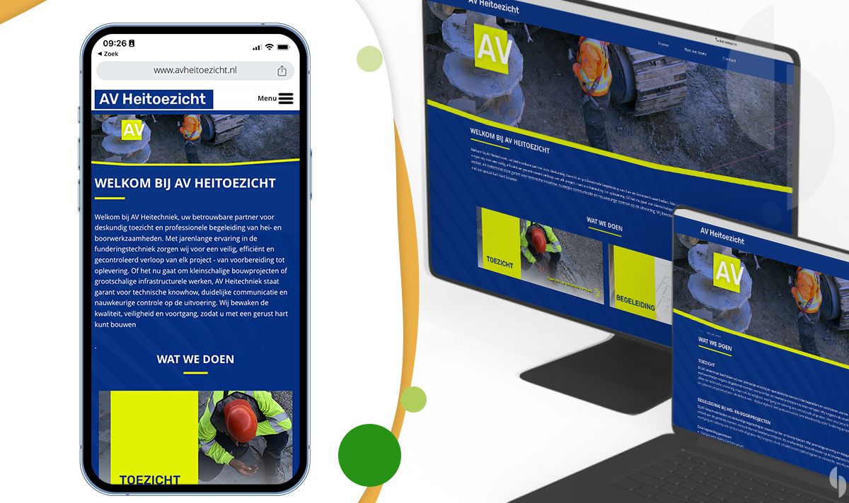 Website voor AV Heitechniek